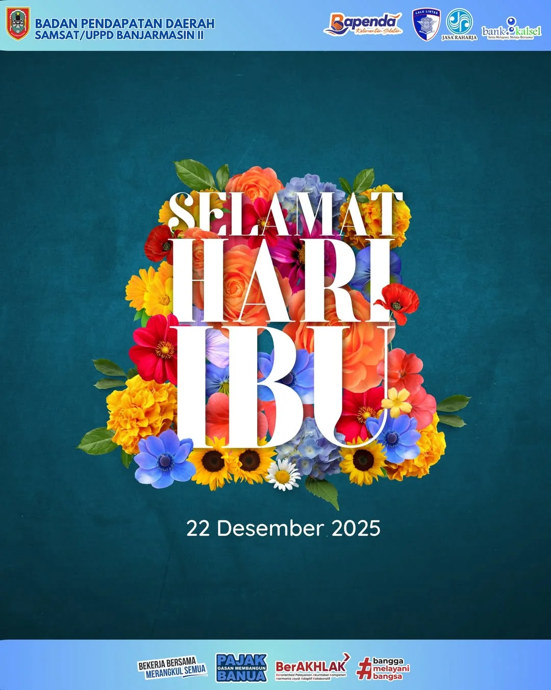 UPPD Banjarmasin II Mengucapkan Selamat Hari Ibu