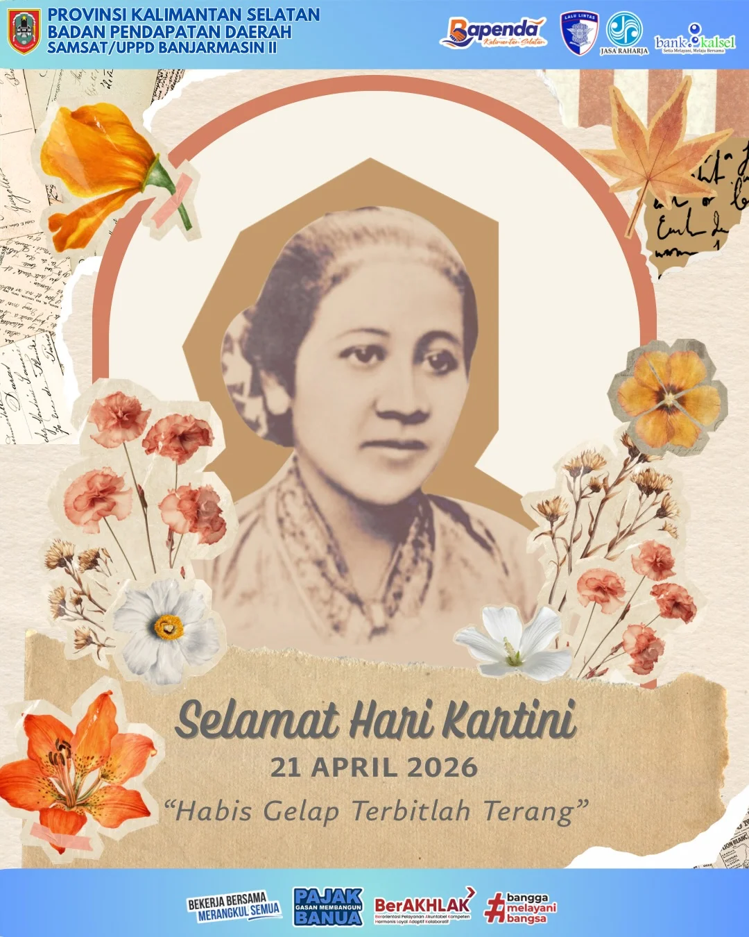 UPPD Banjarmasin II Mengucapkan Selamat Hari Kartini