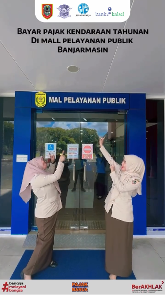 Warga Banjarmasin Dimudahkan! Bayar Pajak Kendaraan Tahunan Kini Hadir di Mall Pelayanan Publik