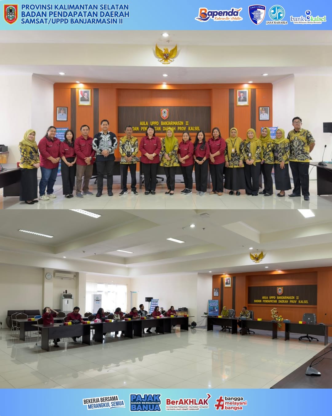 Koordinasi dan Kunjungan Kerja Bapenda Provinsi Kalimantan Tengah