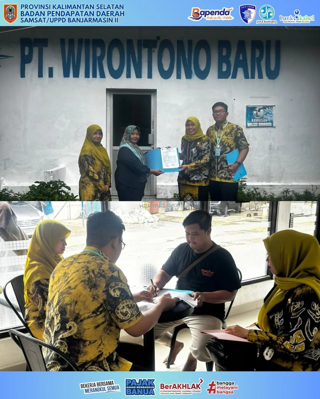 Koordinasi dan Penyampaian Berita Acara Pajak Air Permukaan