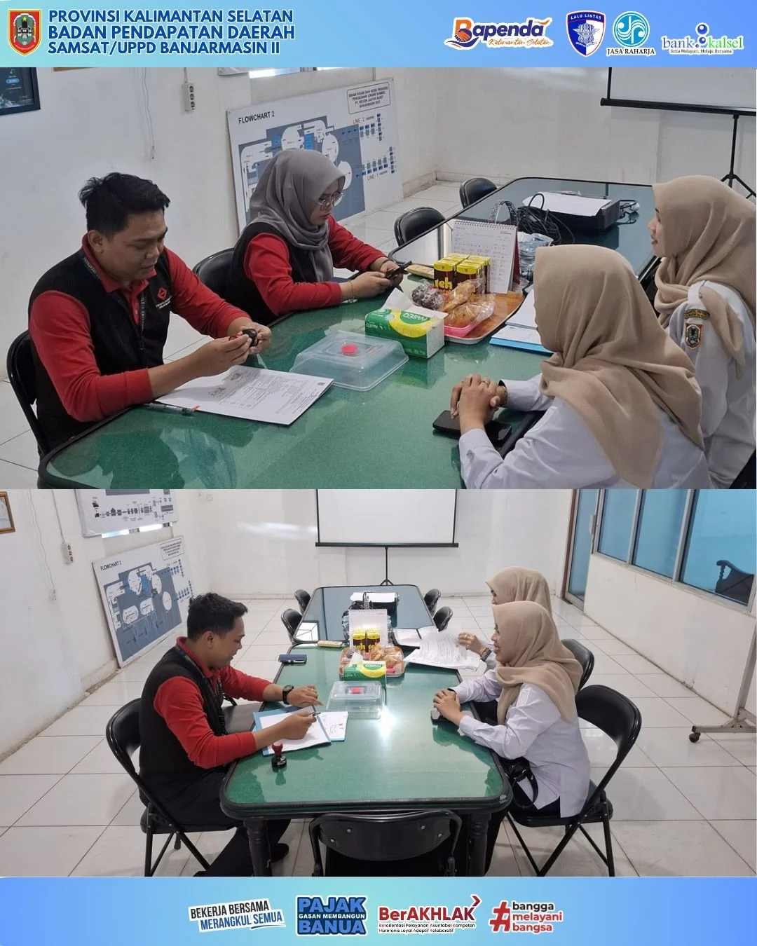 Koordinasi Perpanjangan Kesepakatan Berita Acara UPPD Banjarmasin II - Foto 2