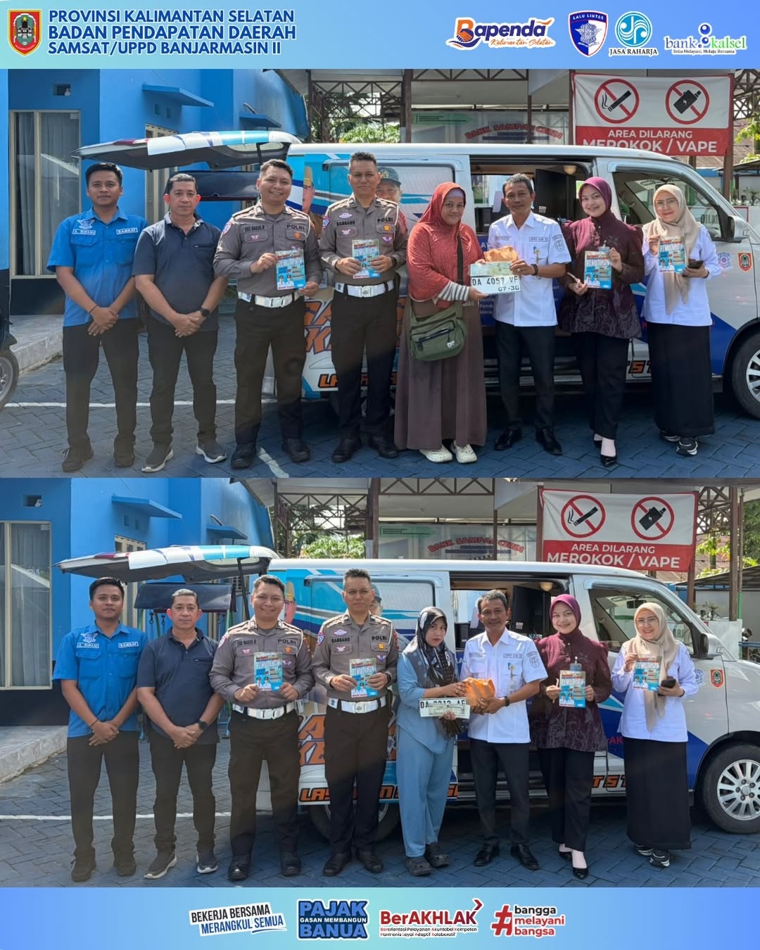 Uji Coba Layanan Samsat Mobile di Banjarmasin Tengah