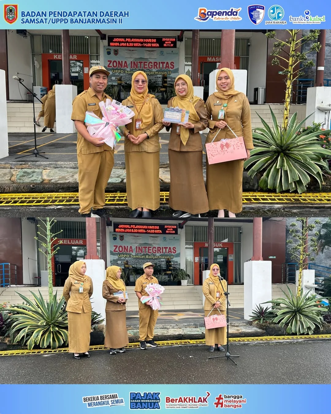 Pemberian Ucapan Selamat Purna Tugas kepada Ibu Dwi Mariastuti