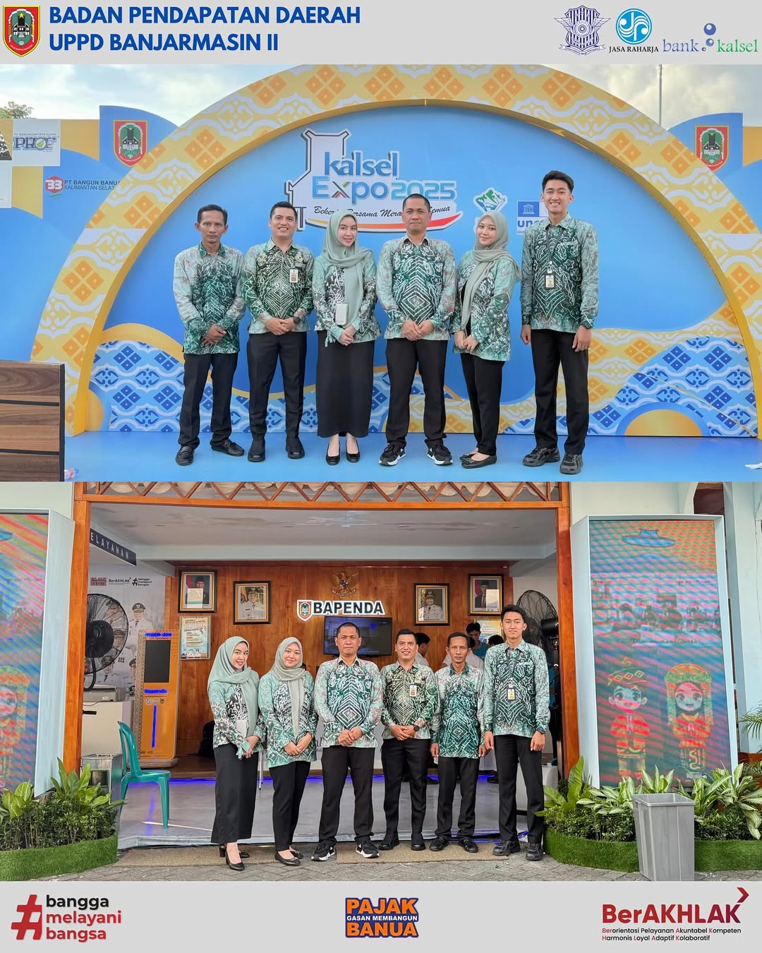 Maksimalkan Pelayanan, UPPD Banjarmasin II Hadir di Stand Bapenda Kalsel pada Kalsel Expo 2025 dan BUMDesa Expo 2025