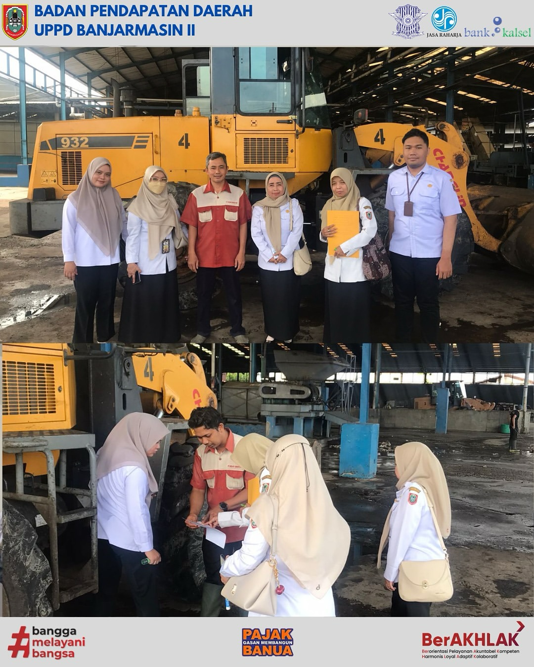 Akurasi Data Jadi Kunci! UPPD Banjarmasin II Perketat Verifikasi Lapangan untuk Pajak Alat Berat