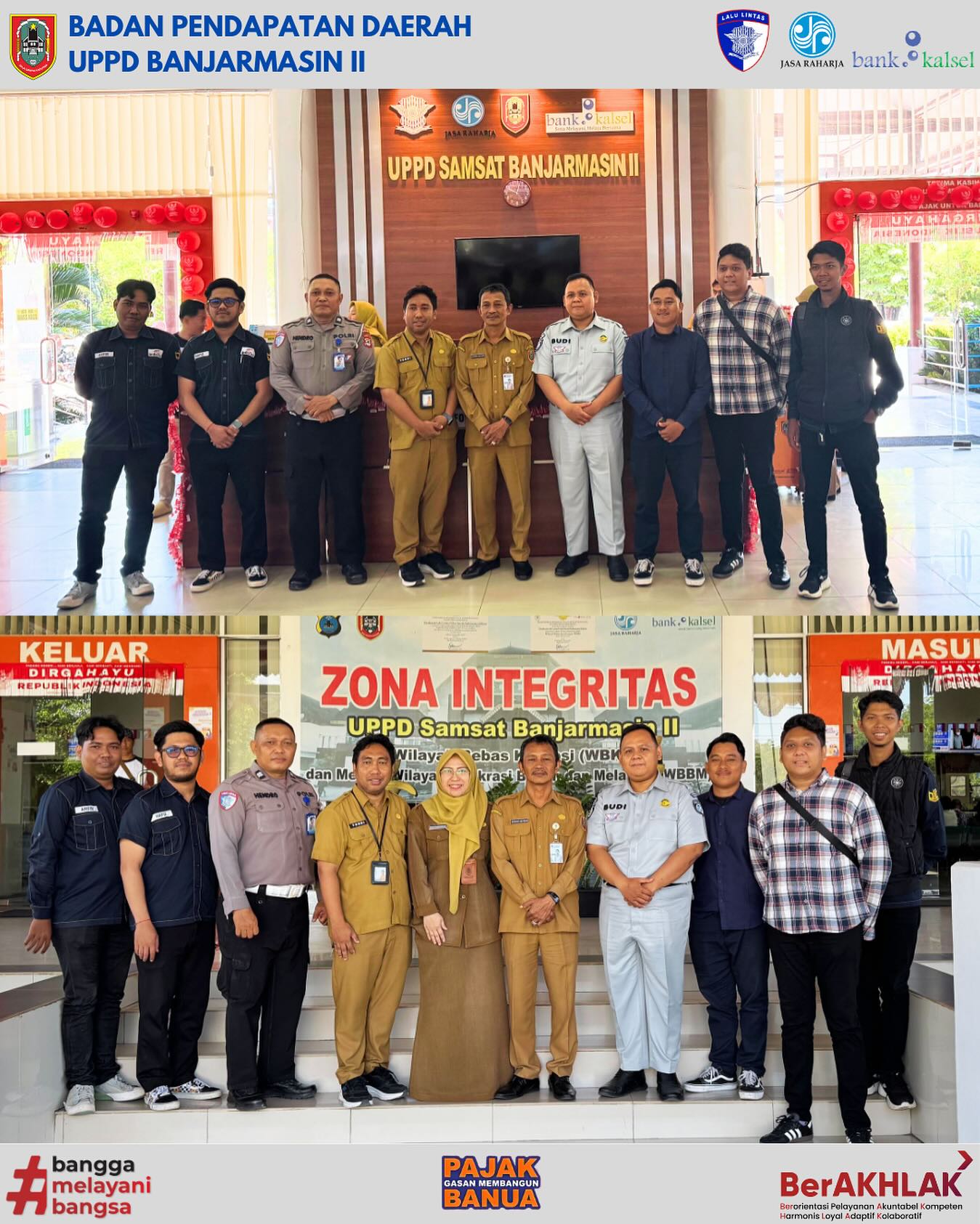 Tingkatkan Kualitas Layanan, UPPD Samsat Banjarmasin II di Survei Indeks Kepuasan Masyarakat oleh Pusat Kajian Publik ULM