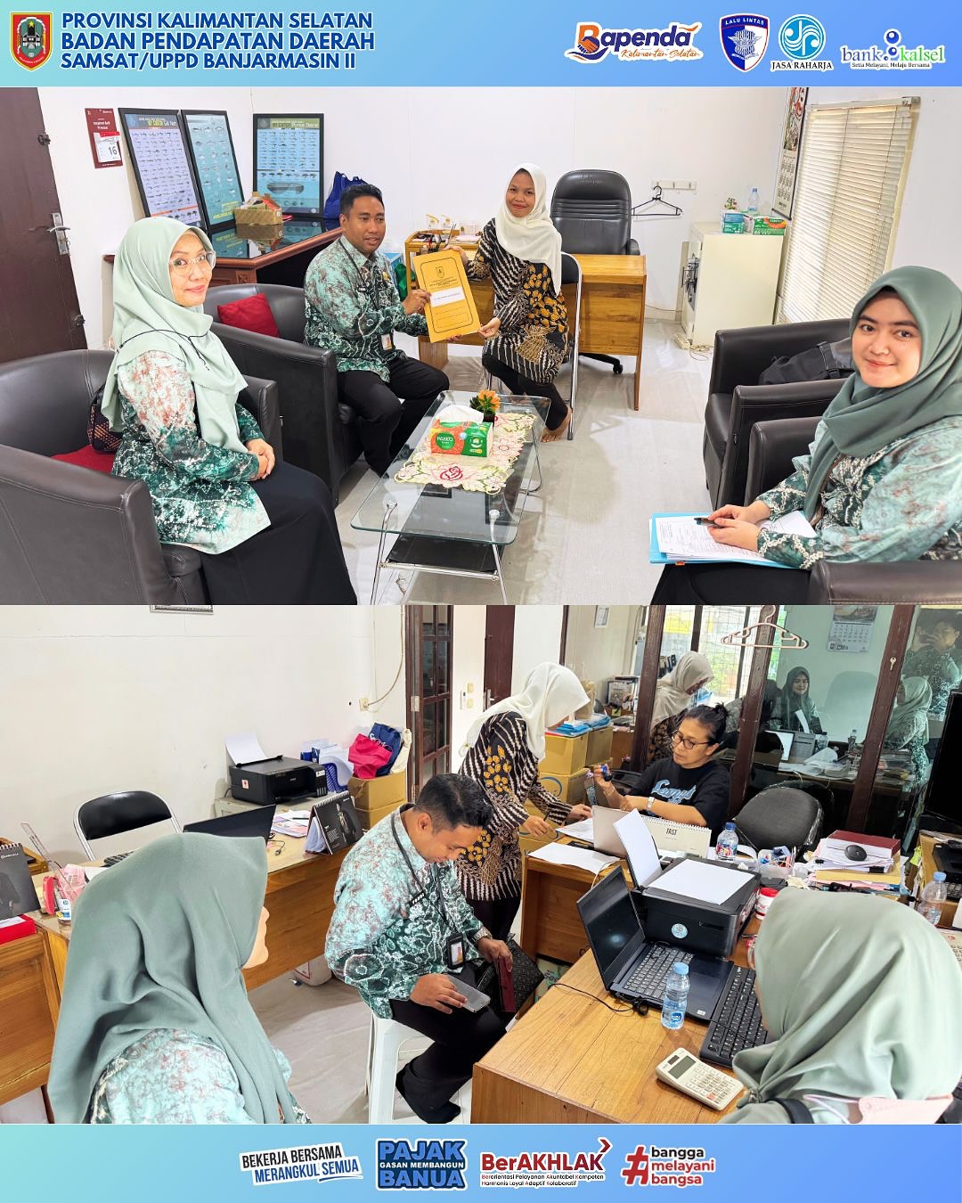 UPPD Banjarmasin II Gencarkan Monitoring dan Koordinasi Pajak Air Permukaan (PAP) ke Dua Perusahaan Besar