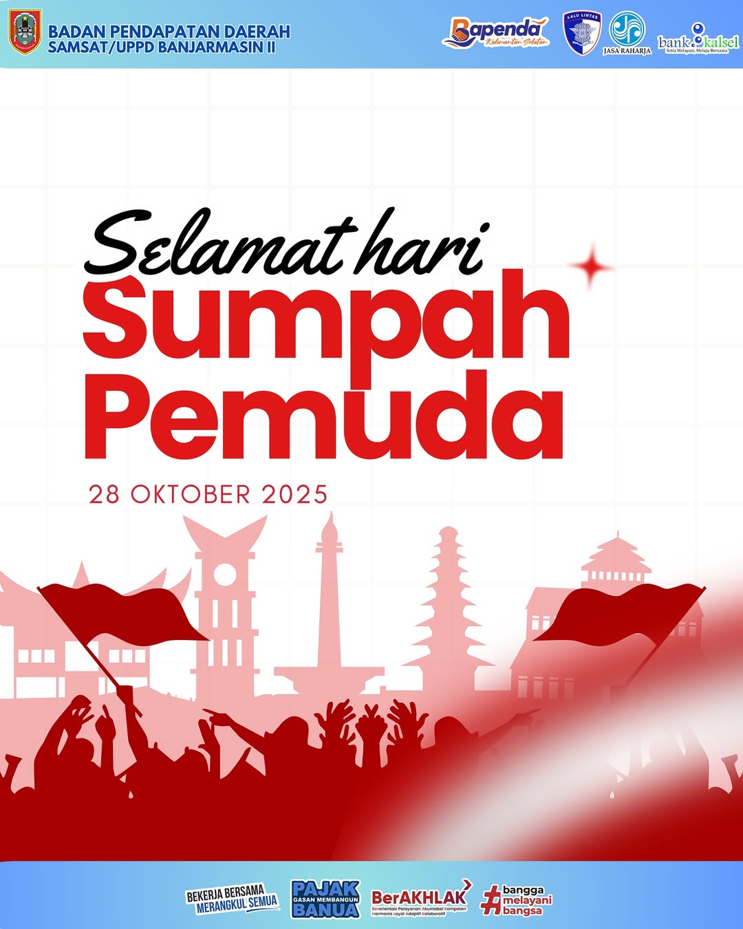 UPPD Samsat Banjarmasin II Ajak Generasi Muda Maknai Sumpah Pemuda Lewat Kontribusi Pembangunan Daerah