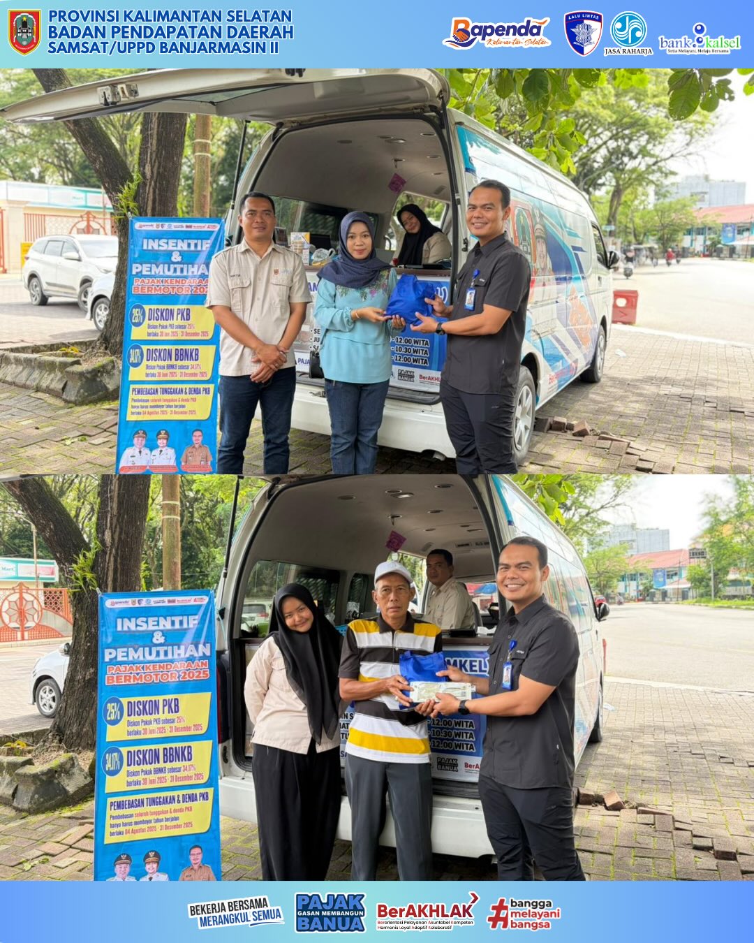 Manfaatkan Pemutihan Pajak Samsat Banjarmasin II Layani Warga Sampai Hari Minggu