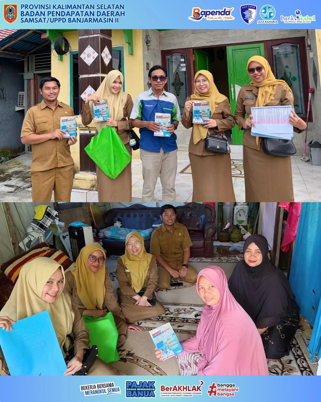 Door to Door UPPD Banjarmasin II untuk Meningkatkan Ketaatan Pajak Kendaraan Bermotor