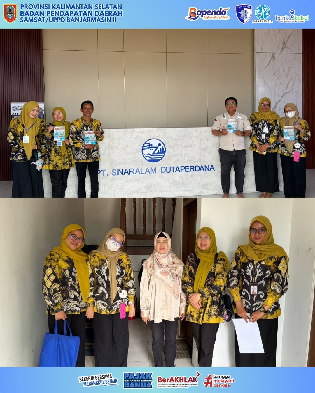 Sosialisasi dan Door to Door Pajak Kendaraan Bermotor di PT. Sinar Alam Duta Perdana