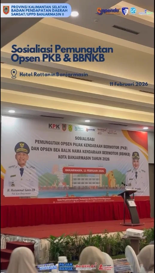 Sosialisasi Pemungutan Opsen PKB dan BBNKB Kota Banjarmasin