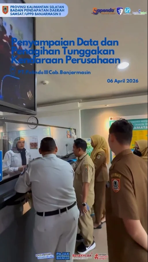 Penyampaian Data dan Penagihan Tunggakan Kendaraan Perusahaan